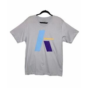 Homoco Light Blue Short Sleeves Casual T-Shirt Size Large